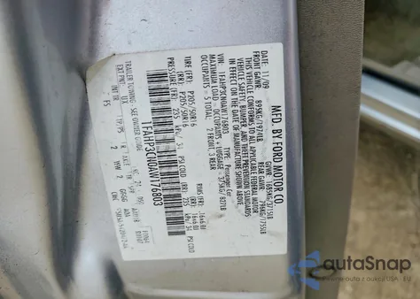 2010 Ford Focus Se z USA, uszkodzony, nr VIN 1FAHP3CN0AW176803